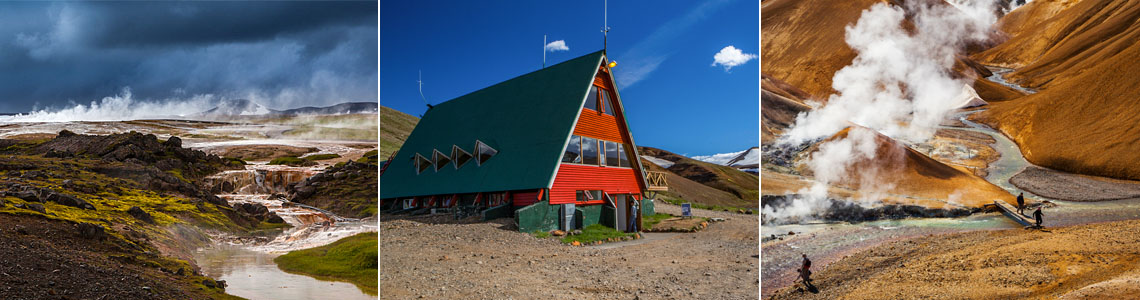 Islandreisen 4x4 Hveravellir Hochlandhütte Kerlingarfjöll