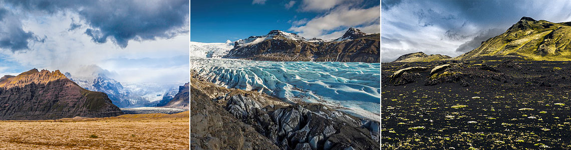 Islandreisen 4x4 Skaftafell Laki Svinafellsjoekull
