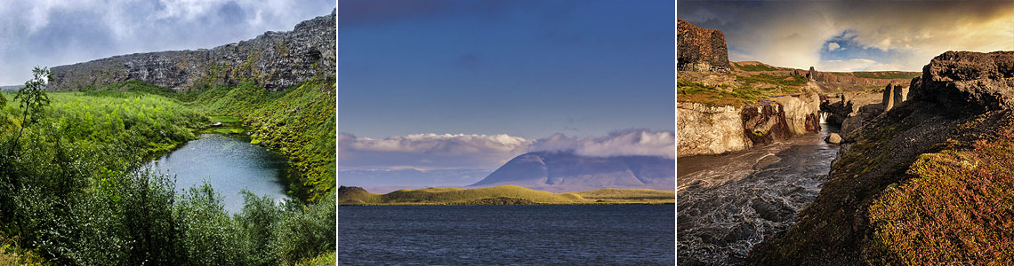 Islandreisen 4x4 Asbyrgi Myvatn Holmatungur