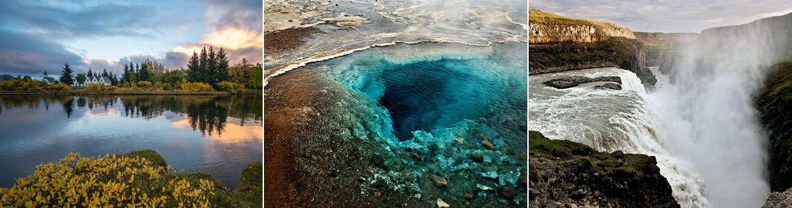 Islandreisen individuell Thingvellir Geysir Gullfoss